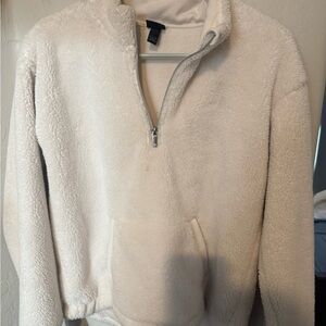 All in Motion Men's Zip Up White Sweater